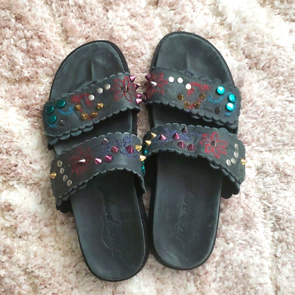 Embellished Free People sandals